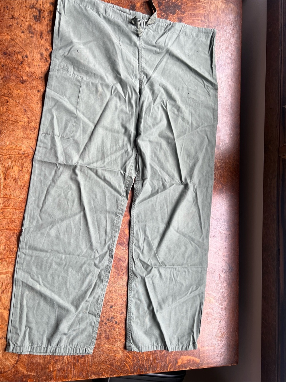 Men's Olive Green Cherokee, workwear, scrub bottoms